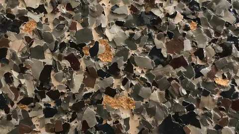 Acadia epoxy flake blend, 1/4 inch chip