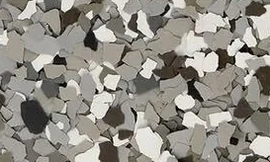 Creekbed epoxy flake blend