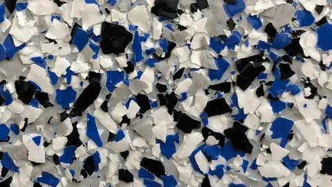 Denali epoxy flake blend, 1/4 inch chip