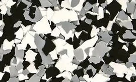 Domino epoxy flake blend