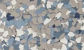 Stonewash epoxy flake blend