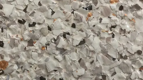 Teton epoxy flake blend, 1/4 inch chip