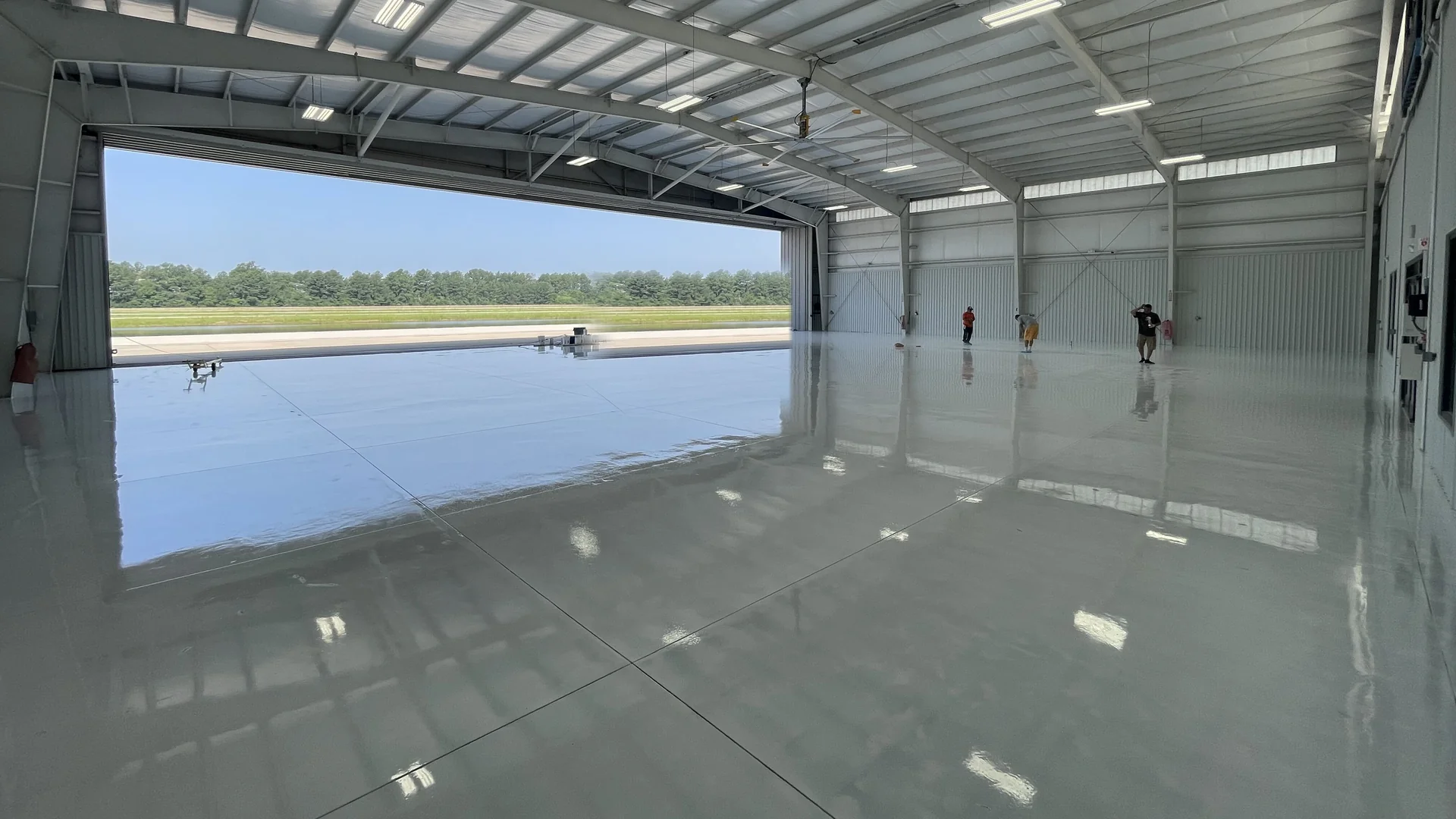 Solid Color Epoxy Floors in Houston, TX